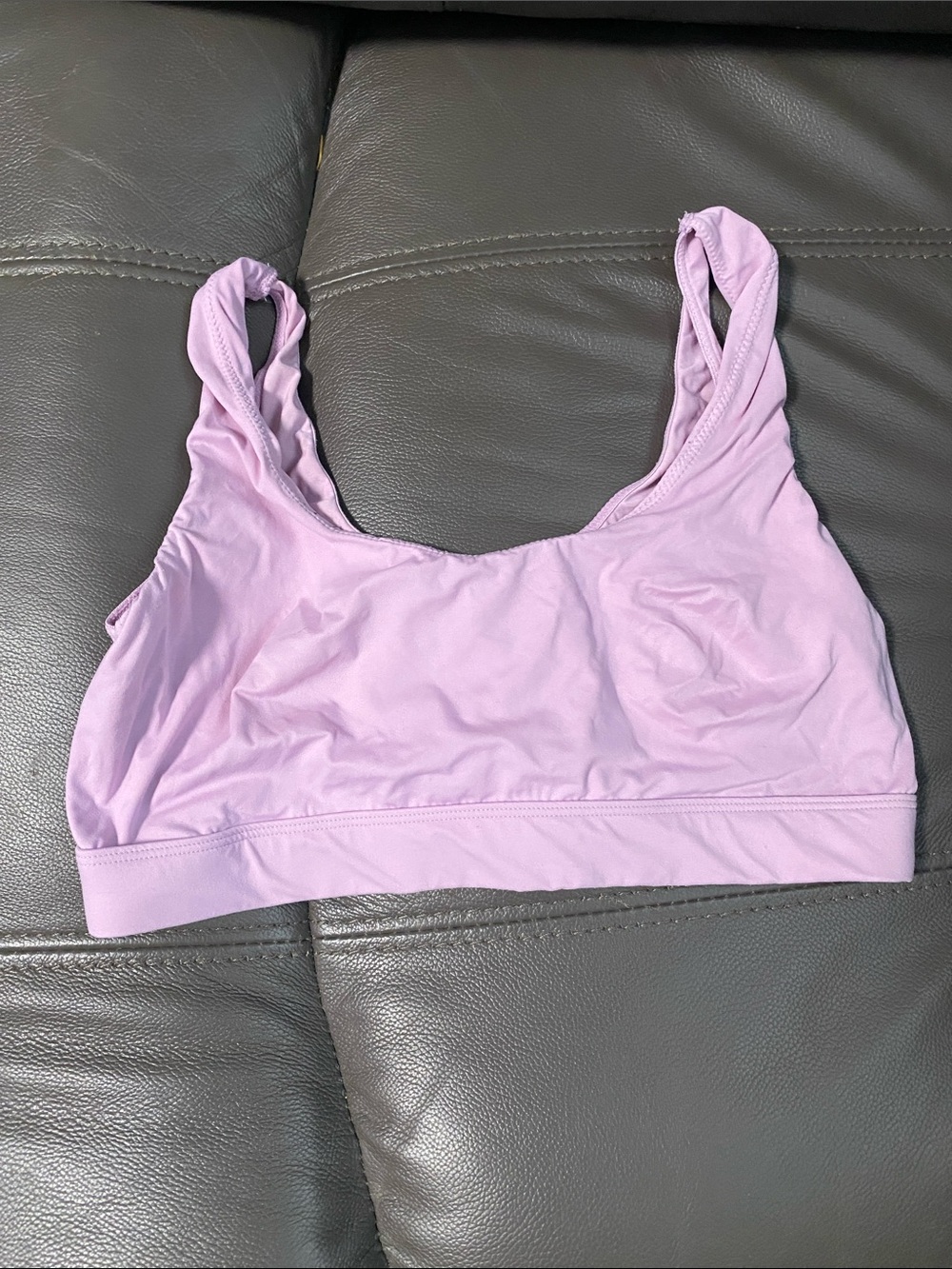 Wireless Lilac Scoop Bralette - Lightweight Support